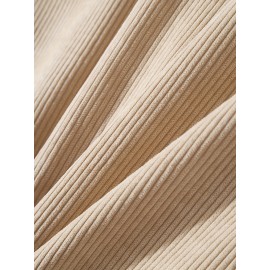 Men's Retro Corduroy Shirt Top Turn-Down Collar Long Sleeve Closure Regular Fit Solid Male Casual Shirt For Daily