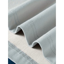 Men's Gradient 2Pcs Outfits, Casual Long Sleeve Pullover Hooded Sweatshirt And Sweatpants Joggers Set For Spring Fall, Men's Clothing