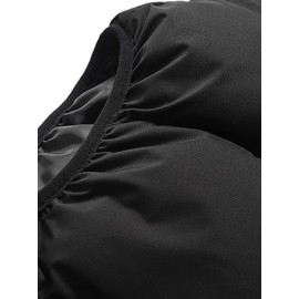 Men's solid Hooded Puffer Vest for autumn and winter