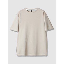 Men's Breathable Moisture-wicking Short Sleeve T-shirt For Spring And Summer