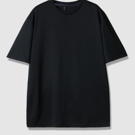 Men's Breathable Moisture-wicking Short Sleeve T-shirt For Spring And Summer