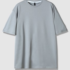 Men's Breathable Moisture-wicking Short Sleeve T-shirt For Spring And Summer