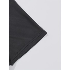 Sexy Muscle 3D Digital Pattern Print Men's Graphic T-shirts, Causal Comfy Tees, Short Sleeves Comfortable Pullover Tops, Men's Summer Clothing