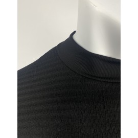 Men's Comfy Chic Turtleneck Solid T-shirt, Men's Summer Slim Fit Outdoor Clothes, Men's Clothing, Tops For Men, Gift For Men