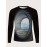 3D Geometric Print Men's Trendy Graphic Long Sleeve Fit T-shirt, Spring Fall