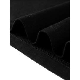 5pcs Men's Solid Cotton Lightweight Crew Neck T-Shirts Set For Summer Sports, Gift For Men