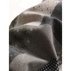 Men's Casual Stars Print Trendy Cotton Jean Shorts Shopping Dating Mid Pants