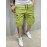 Men's Stylish Loose Solid Cargo Shorts With Pockets, Active Breathable Comfy Drawstring Shorts For Hiking Jogging Cycling Outdoor Fitness Workout