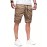 Men's Casual Cargo Shorts, Drawstring Beach Golf Shorts For Summer Outdoor Activities
