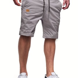 Men's Casual Cargo Shorts, Drawstring Beach Golf Shorts For Summer Outdoor Activities