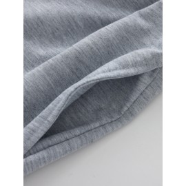 Italy Flag Letter Print Comfy Shorts, Men's Casual Solid Color Slightly Stretch Elastic Waist Drawstring Shorts For Summer