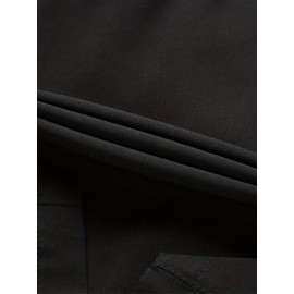 Zipper Pockets Quick Drying Comfy Active Shorts, Men's Casual Stretch Waist Drawstring Shorts For Summer