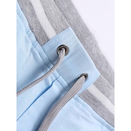 Mairines Men's Comfy Shorts, Summer Drawstring Casual Loose Shorts, Men's Summer Clothing, As Gifts For Men Daily Leisure Loungewear Outdoors