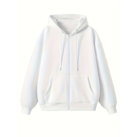 Men's Hooded Jacket Casual Long Sleeve Hoodies With Zipper Gym Sports Hooded Coat For Spring Fall