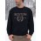 Men's Pullover Round Neck Long Sleeve Sweatshirt Letter 