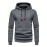 Waffle Pattern Hoodie, Cool Hoodies For Men, Men's Casual Solid Pullover Hooded Sweatshirt With Kangaroo Pocket Streetwear For Winter Fall, As Gifts