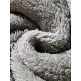 Cool Warm Fluffy Hoodies For Men, Men's Casual Snuddie Pullover Hooded Sweatshirt With Kangaroo Pocket Streetwear For Winter Fall, As Gifts