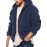 Cool Fluffy Solid For Men, Men's Casual Polar Fleece Pullover Hooded Sweatshirt With Zipper Streetwear For Winter Fall, As Gifts
