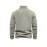 Men's Corduroy Stand Collar Zip Up V Neck Sweatshirt Pullover For Men Solid Sweatshirts For Winter Fall Long Sleeve Tops
